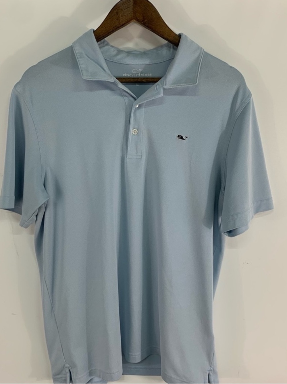 Vineyard Vines Performance Polo light blue